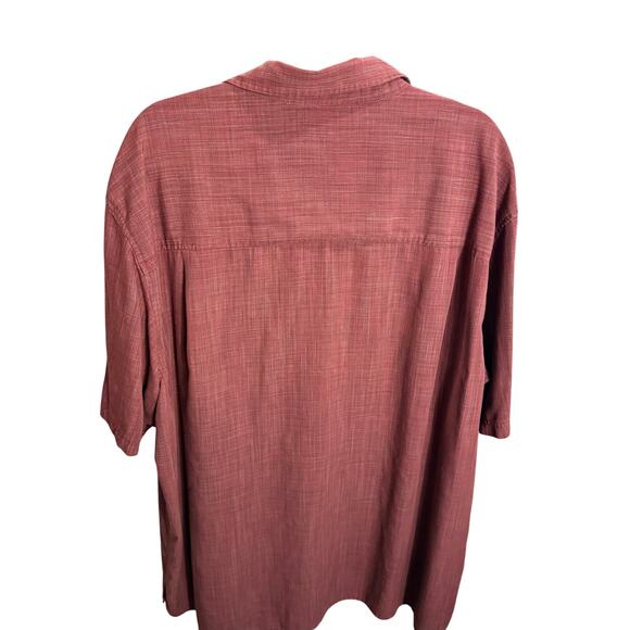 Men’s REI Button Up Shirt Size XXL Burgundy Outdoor Hiking - Picture 2 of 10